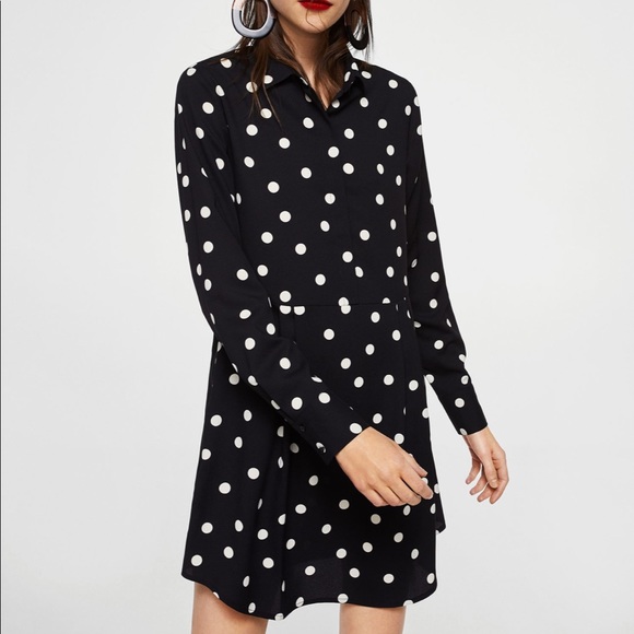 mango dot dress